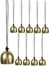 GARIOUANS 10pcs Bell Pendant for Wind Chimes Christmas Bells Ornament Retro Hanging Bells Tiny Jingling Bell Rustic Vintage Bells Outdoor Small Bells That Jingle Serving Ringing Copper Alloy