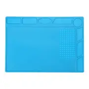 Silicone Soldering Mat Heat Insulation 932°F 12.6" x 9" Electronic Work Mat