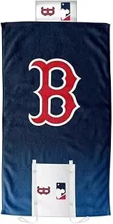 Northwest Licensed MLB Easy Roll Up Comfort Microfiber Beach Towel with Built in Pillow (Boston Red Sox)