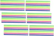 Operitacx 6 Sets Transparent Highlighter Tape Removable Page Markers for Easy Annotation for Reading School and Office Use Sticky Book Tabs Fluorescent Colors