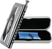 chromatic Harmonica, key of C Tenor - Low C - Angel 12 Professional Quality