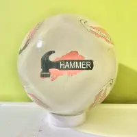 在飛比找蝦皮購物優惠-14磅 HAMMER 絕版錘子x透明造型球x雙手曲球 保齡球