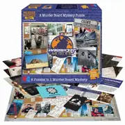 1000pc Murder Mystery Party Case Files Puzzle Passport to Murder Game Toy 15+