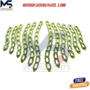 New Anterior Locking 5-10 Hole Plates & 3.5mm LCP Screw Titanium 114 Pcs