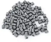QANYEGN 100Pcs M4 SS304 Spiral Threaded Insert, Stainless Steel Thread Insert...