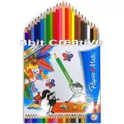 New! 24 Papermate Coloured Pencils Set Colouring Books School Kids Craft Art Kit