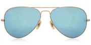 Ray-Ban RB3025 Aviator Flash Lenses 112/17 Men's Sunglasses Gold Size 58