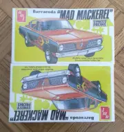 2 NEW Sealed AMT T160 Barracuda “Mad Mackerel” Model Kits - Rare & Vintage