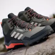olive green adidas men Terrex AX4 Mid GORE-TEX Hiking Shoes Size 12