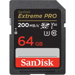 Sandisk V30 Extreme Pro 64G 64GB SDXC 200MB/S 4K 增你強公司貨 兆華國際