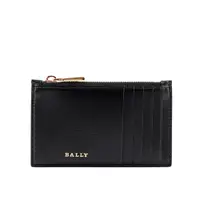 在飛比找誠品線上優惠-【BALLY】Landy 壓紋牛皮拉鍊卡片夾(黑色)/ 平行