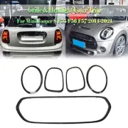 For Mini Cooper S F55 F56 F57 2014-21 2017 Grille+Headlight+Taillight Frame Trim (for: Mini)