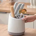 Knife Block 360° Rotating Knife Holder For Chopsticks