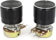 Aexit 2 (Potentiometer) Pcs B2K 2K Ohm 3 Terminals Rotary Audio 1 Linear (83ry306qf630) Potentiometer Pot
