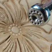 Leather Stamping Tool - PJ040 12-Seed Flower Center Stamp