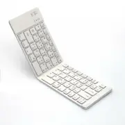 WIRELESS BLUETOOTH KEYBOARD FOLDING RECHARGEABLE PORTABLE KEYPAD for CELL PHONES