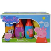Bowling Set 6 Pins 1 Ball Disney Peppa Pig Age 3+ NEW