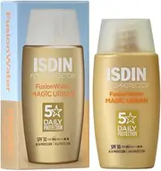 [ISDIN] Fotoprotector Fusion Water Urban SPF 30 (50ml) | Urban protection | Anti-pollution | protection against UV, UVA and blue light