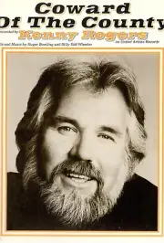 KENNY ROGERS "COWARD OF THE COUNTY" SHEET MUSIC-PIANO/VOCAL/CHORDS-1979-RARE-NEW