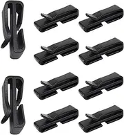 Ski Helmet Clip | 10Piece Helmet Ski Chuck Helmet Holder Clip Ski Helmet, Face Shield Hook to Attach Face to Helmet, Suitable for All Kinds of Helmet