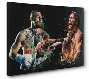 Conor McGregor PORTRAIT UFC Gallery Wrapped Canvas Wall Art (Ready To Hang)