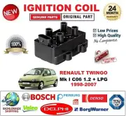 FOR RENAULT TWINGO Mk I C06 1.2 + LPG 1998-2007 IGNITION COIL 4PIN OVAL TYPE M4