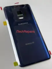 SERVICE PACK ! Samsung S9 Coral Blue Genuine Back Glass Replacement kit