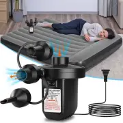 Electric Air Pump for Inflatables - Portable With 3 Nozzles, 5Kpa Quick-Fill ...