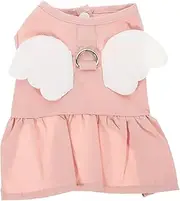 Toddmomy Pet Dog Decorative Angel Costume Skin-Friendly Dress for Cats Dogs Breathable Portable Pet Apparel Cute Design Brick