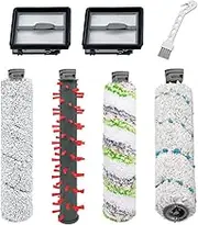 Main Brush Roller Hepa Filter Kit for Bissell CrossWave X7 3350F 2832Z 2955Z Vacuum Cleaner Multi-Surface All in One Wet-Dry Replacement Parts with Brush
