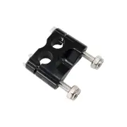 Aeroflow Billet Aluminium Clip Style Dual Cable Mount Full Clamp Black