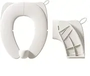 Taoluwin Folding Potty Seat for Toddler, Portable Travel Toilet Seat with 4.5cm Raised Anti-Splash Design, Non-Slip Base, Fits Most Toilets, Ideal for Potty Training, On-The-Go Use