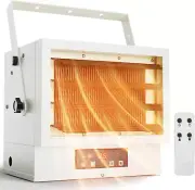 Electric Garage Heater, 7500 Watt Hard-Wired Garage Heaters with Remote Control,