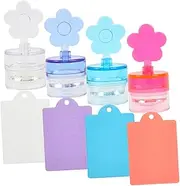 WRITWAA 4 Sets Cartoon Silicone Nail Art Stampers with Scraper DIY Nail Art Tool Kit for Home Salon Use for Parties Holidays Special Occasions Easy Fast Stamping