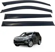 AUSGO Weathershields Compatible with Toyota Kluger 2007-2013, Luxury Weather Shields Window Visors Wind Deflectors Sun Rain Guard 4PCS Set