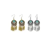 Bohemian Dreamcatcher Tassel Earrings Handmade Fashion Jewellery for Women Gifts