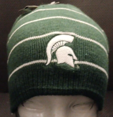 NWT Unisex OSFA Signatures Michigan State Spartans Beanie Skull Cap Hat