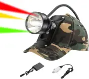 Coon Hunting Lights Headlamp for Coyotes Hog Predators, Rechargeable & Waterproo