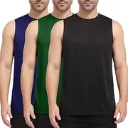 [JOINGO] Men's Workout Tank Top 3/4 Pack Quick Dry Fit Muscle Sleeveless Breathable T-Shirt for Gym Bodybuilding