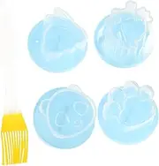 LIGIGWASH 1 Set Nonstick Cartoon Steamed Egg Molds Lightweight Microwave Egg for Easy Breakfast Cooking Fun Shapes for Poached and Convenient Home Baking Random Color