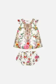 BABIES TOP AND BLOOMER SET EGYPTIAN ROSE