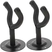 GREENADSCAPE 2 Sets Ukulele Wall Mount Hanger Durable Guitar Hooks for Home Shop Display Easy Installation Space Saving Design present for Guitar Lovers