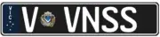 Commodore VN SS Custom VIC Prestige Euro Number Plates - V-VNSS - 520mm x 112mm