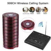 Restaurant Coaster Pager Guest keypad Wireless Calling Paging Queuing System 10