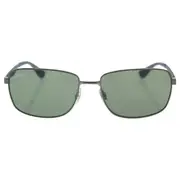 Ray Ban Ray Ban RB 3529 029/9A - Gunmetal/Green Polarized by Ray Ban for Men - 61-17-145 mm Sunglasses