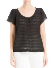 Max Studio Button Front Blouse