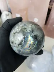 1 Purple Labradorite Crystal Sphere - PLSP3