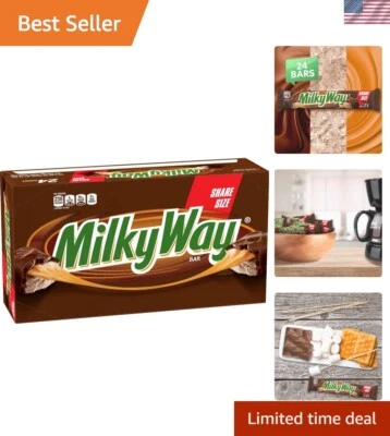 Candy Milk Chocolate Bulk Pack, Share Size, 3.63 oz Bar Pack of 24