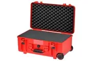 HPRC 2550W - Wheeled Hard Case with Cubed Foam (Red)