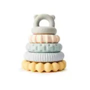 Silicone Stacking Rings Nesting Baby Tower Early Educational Bath Toy Infant